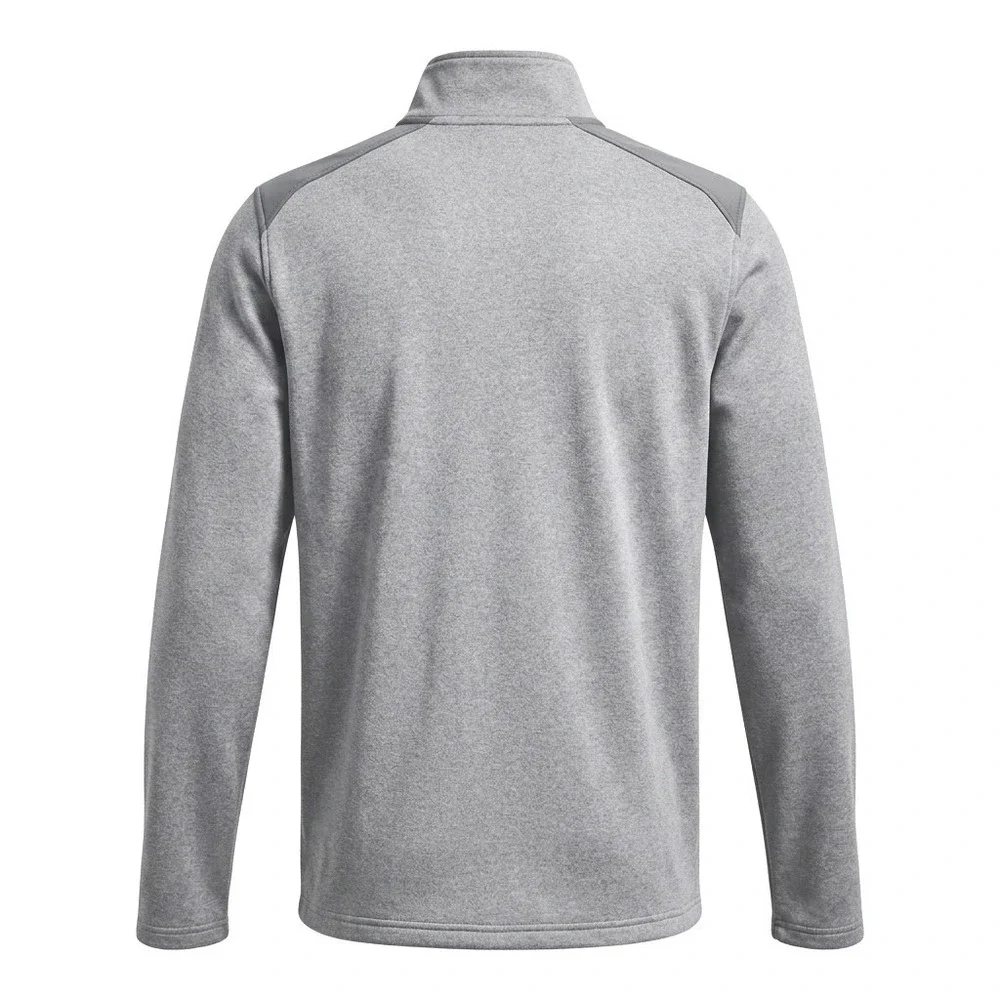 Under Armour ColdGear Mens XXL 2XL Gray 1/4 Zip Pullover Loose Fit Jacket - Picture 3 of 8